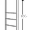 Unipuu kerrossänkytikkaat 135 cm