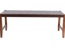 Valio penkki 120 cm satulavyöllä ruskea