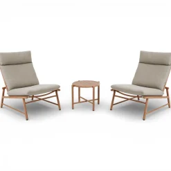 Vanamo nojatuolisetti kahdelle ulkokäyttöön beige