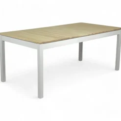 Vilja ruokapöytä 170x90, koivu-valkoinen